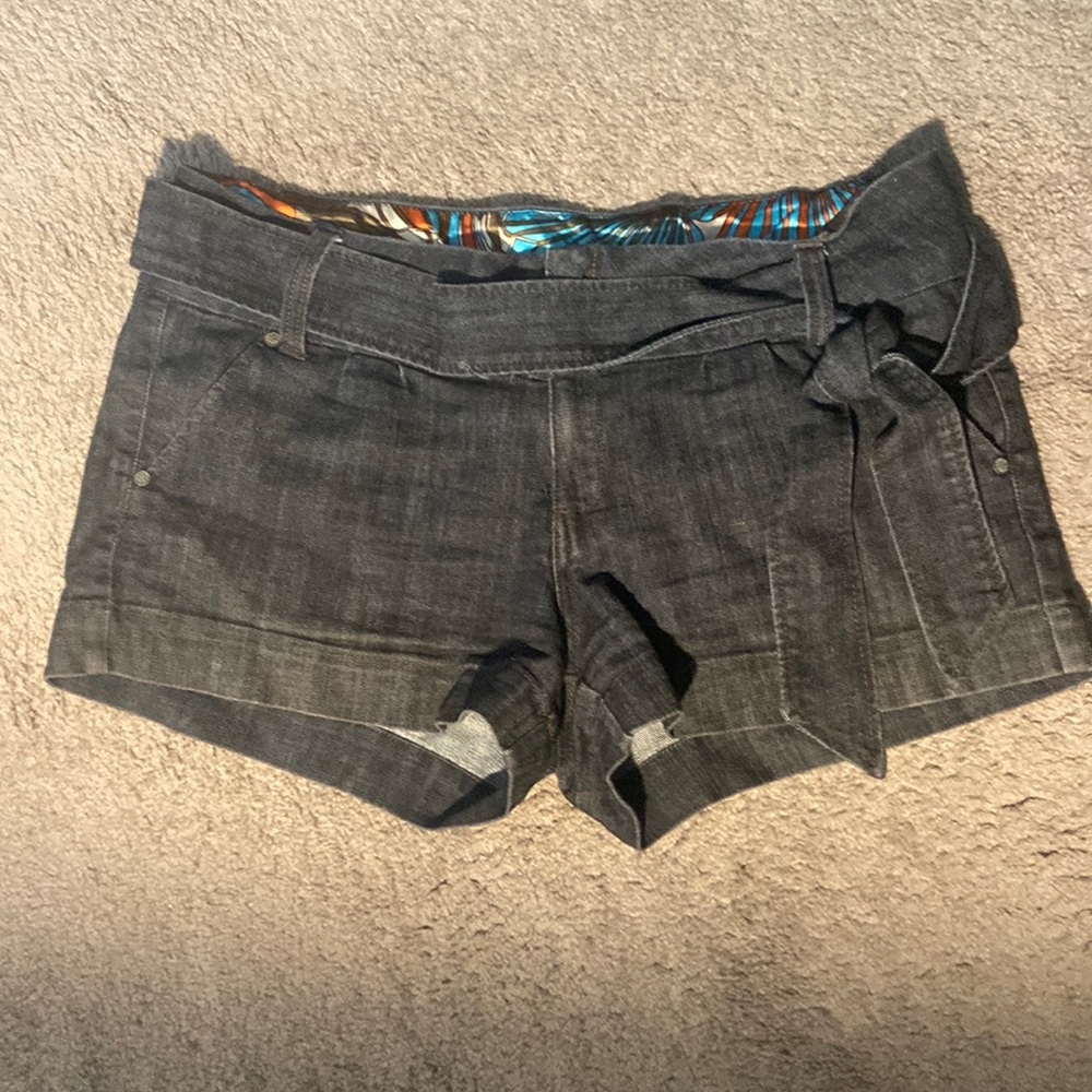 Juniors denim shorts